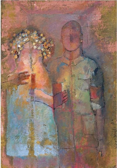  燭煌圖（重彩）  117×86厘米  2011年 石 虎
