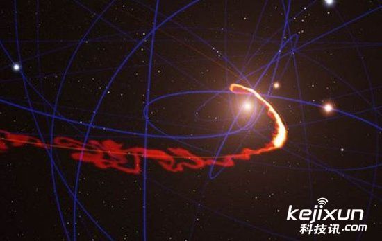 银河系存在超质量黑洞 撕裂神秘气体云