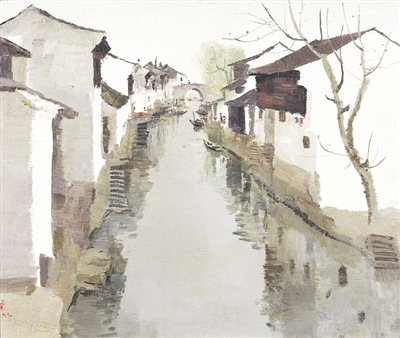 吴冠中曾亲手毁画毁掉不满意的几百幅作品(图)