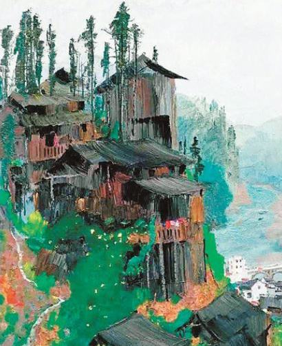侗寨半山听雨