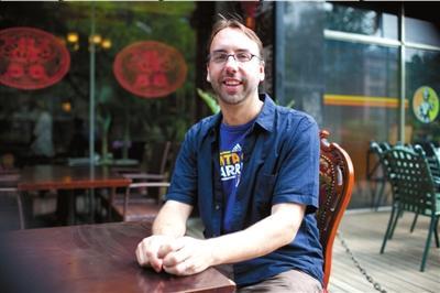 美国作家迈克尔·麦尔给北京"写情书"